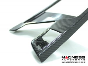 Alfa Romeo Giulia Center Console Cover Trim - Carbon Fiber - Pre '20 Models Alfa Romeo Giulia Center Console Cover Trim - Carbon Fiber - Pre '20 Models